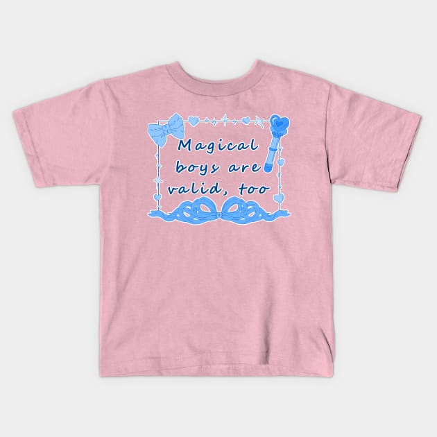 Magical Boys - Blue Kids T-Shirt by Rainy Day Dreams